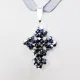 Small Cross - Phoebe-Gray Organza - 2